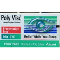 Poly Visc Lubricating Eye Ointment x2